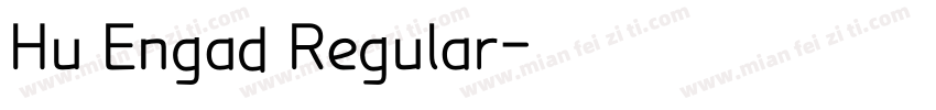 Hu Engad Regular字体转换